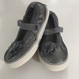 Morgan & Milo Dazzle silver mary janes. Sz 13.5